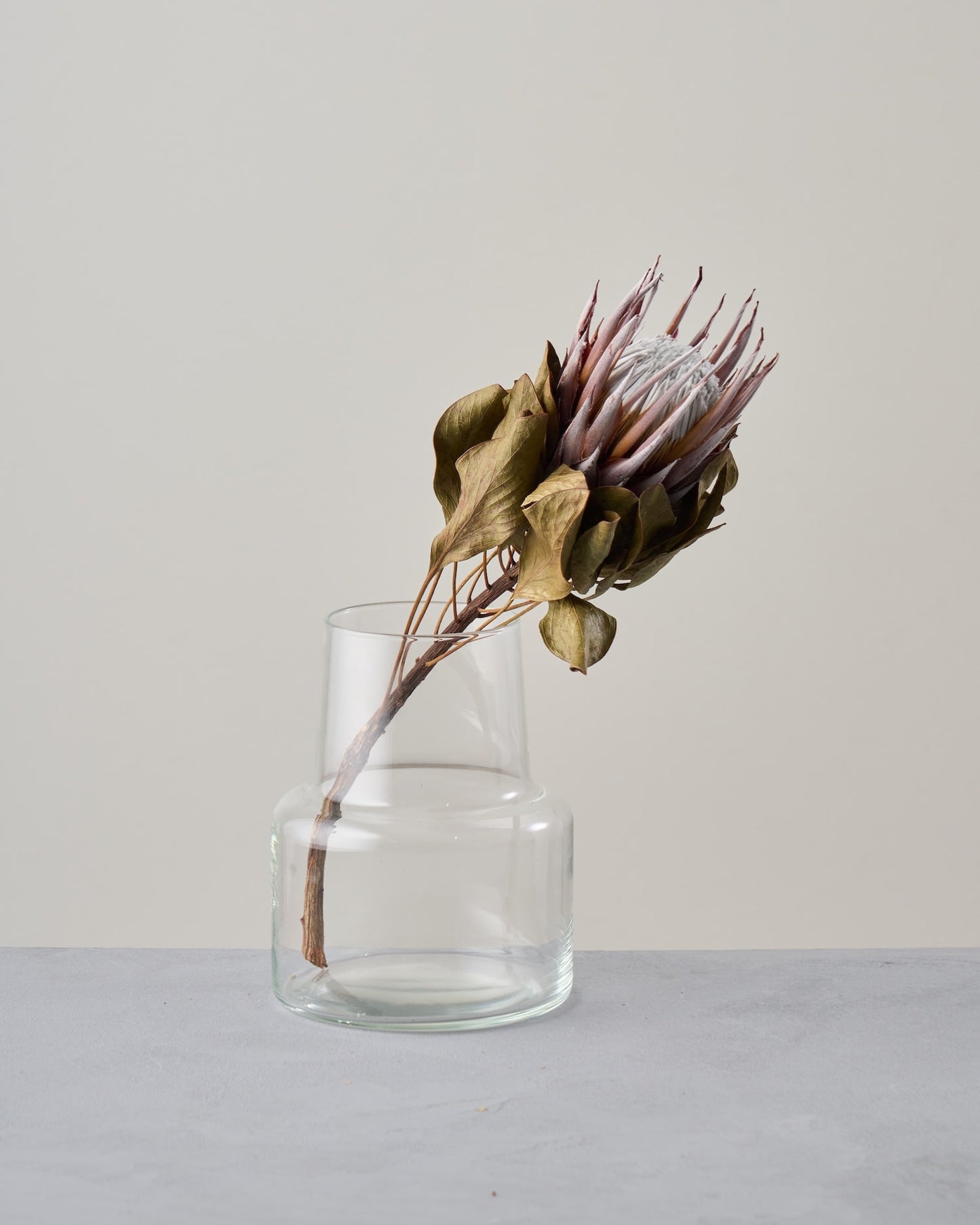 ［フラワーベース］口が広くて活けやすい、リューズガラスの花びん（ロケート）