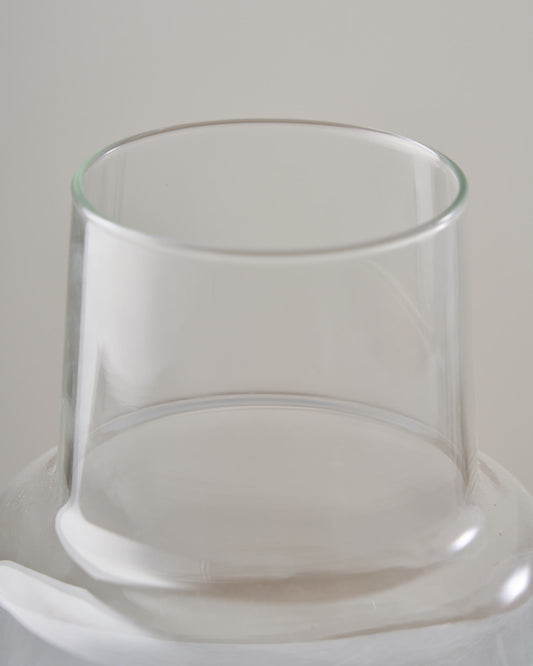 ［フラワーベース］口が広くて活けやすい、リューズガラスの花びん（ロケート）