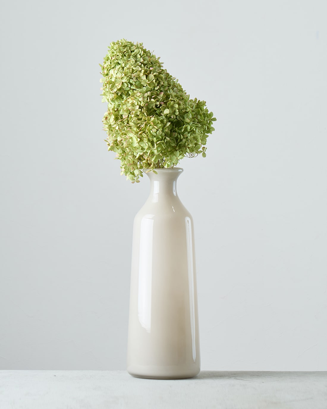 フラワーベース］ インテリアに映える、ミルキーガラスベース 商品