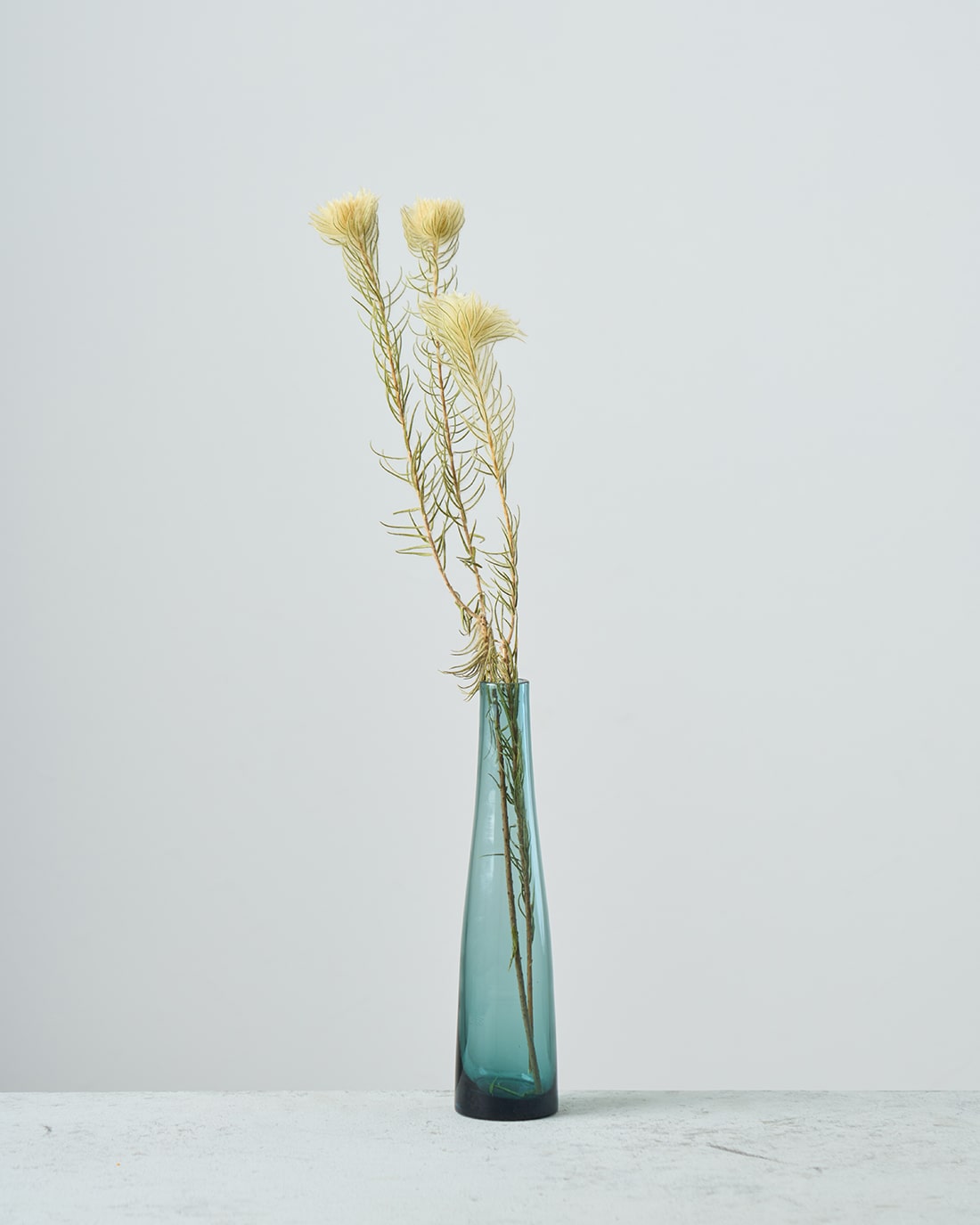 ［フラワーベース］カラーガラスの花びん コーン