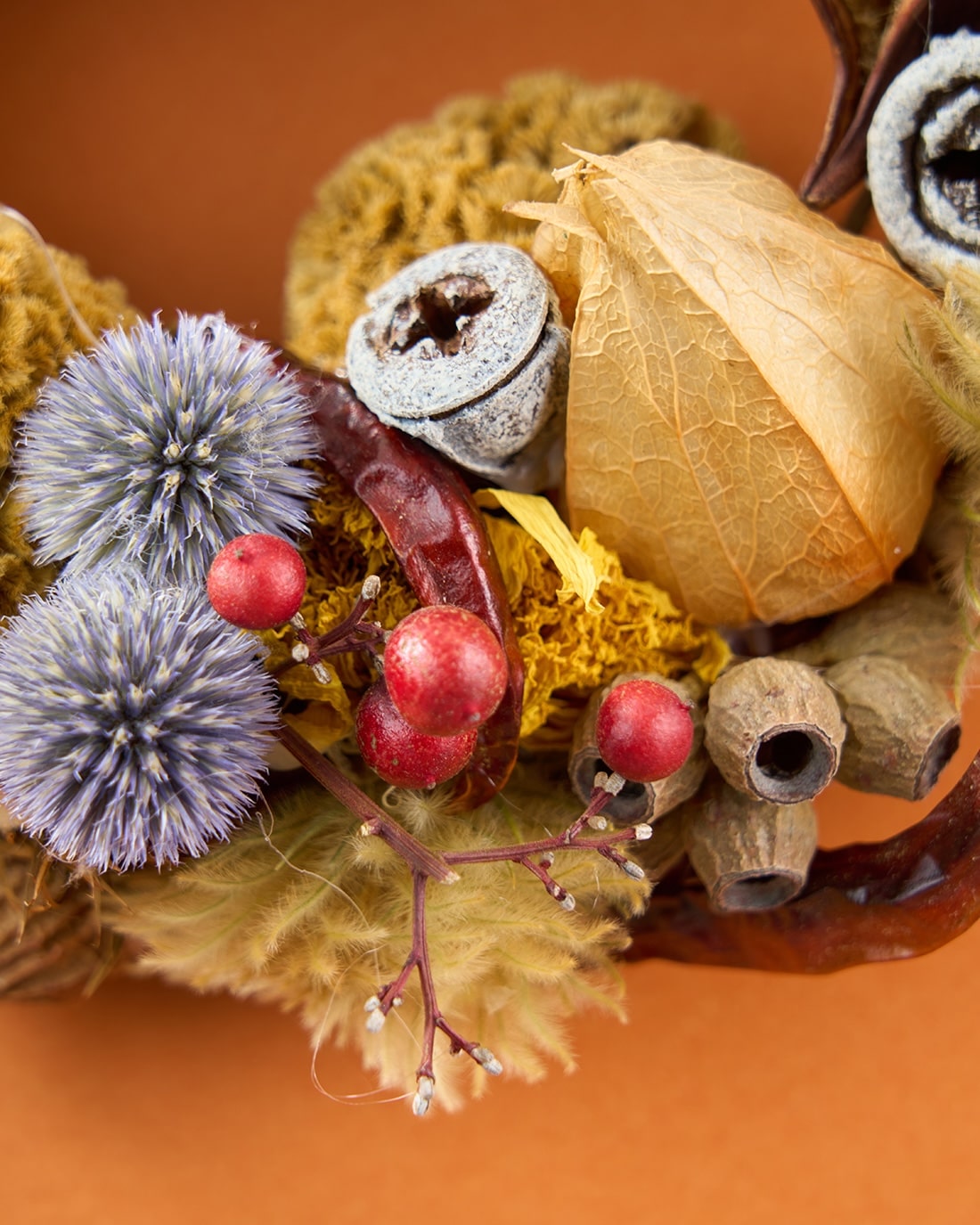 夜空のパレード＞ハロウィンのリース 商品ページ - 土と風の植物園