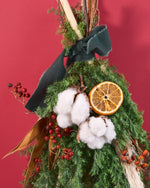 【12/10まで！】冬の陽だまりを束ねた、クリスマススワッグ