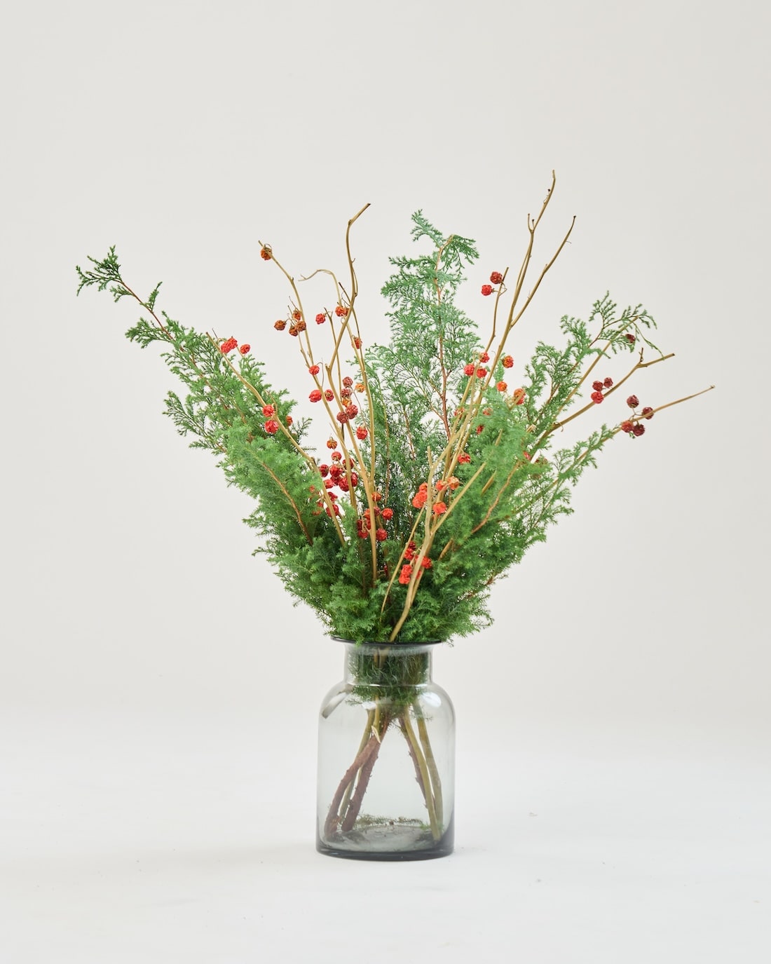 クリスマスを彩る、サツマ杉とハナナスピンポンのセット