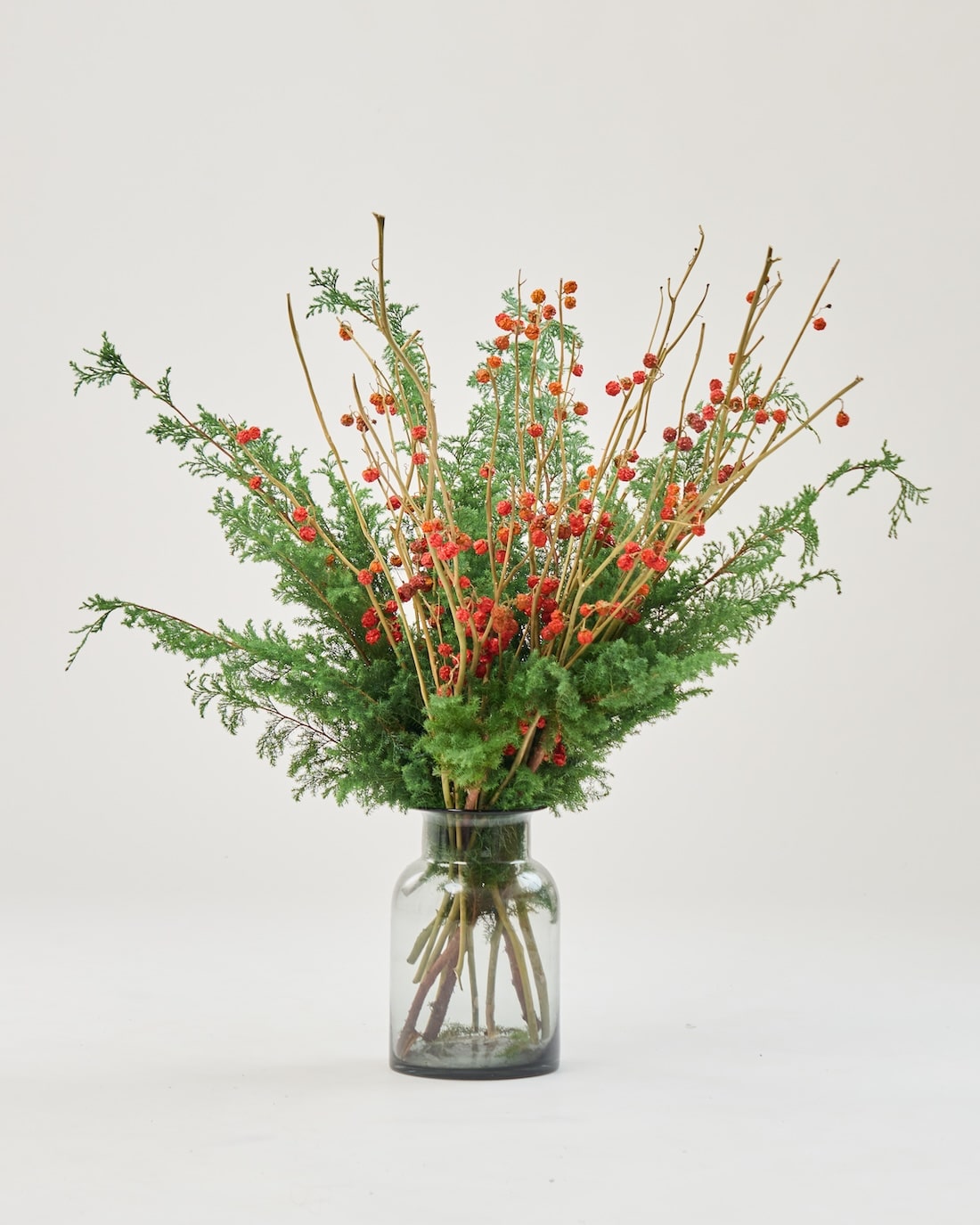 クリスマスを彩る、サツマ杉とハナナスピンポンのセット