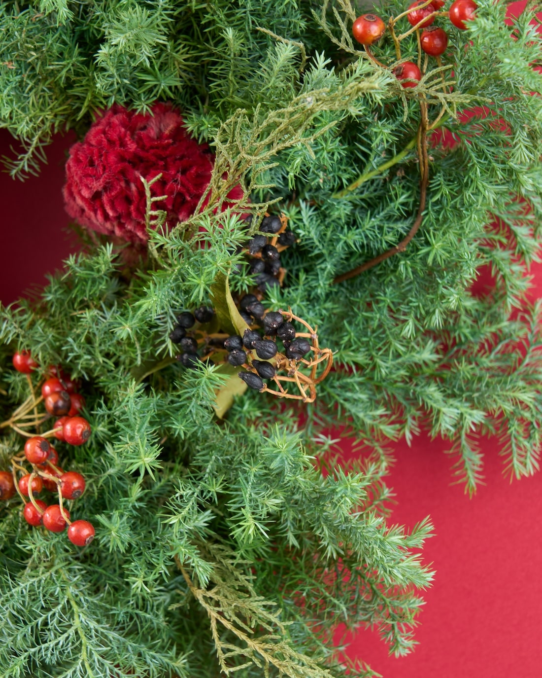 冬支度がはじまる、クリスマスのリース のリース商品ページ - 土と風の