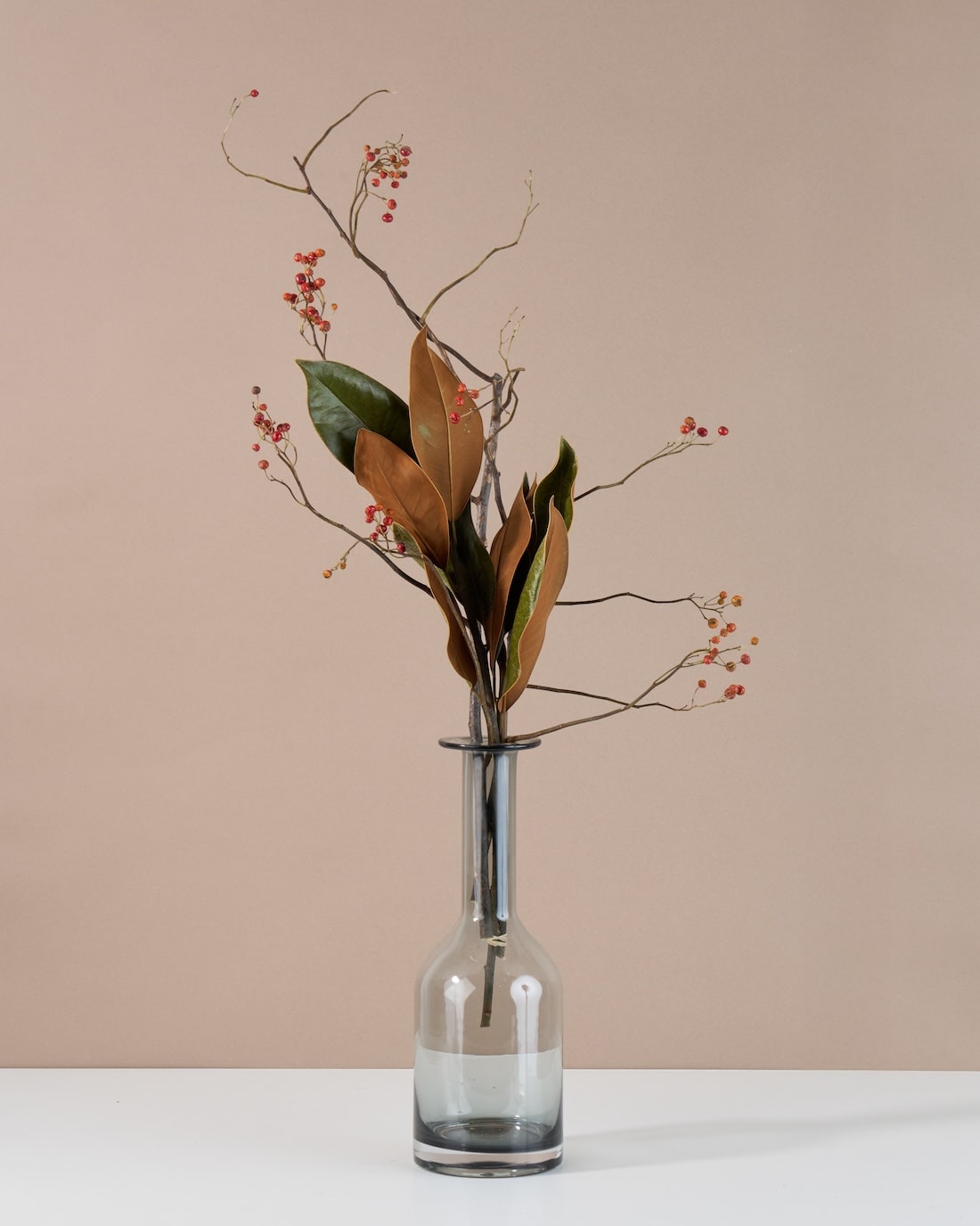 【今季残りわずか】飾るだけでサマになるドライフラワーセット（野ばらの実）