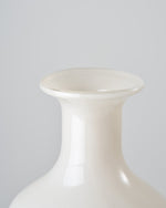 ［フラワーベース］インテリアに映える、ミルキーガラスベース （ワイド）