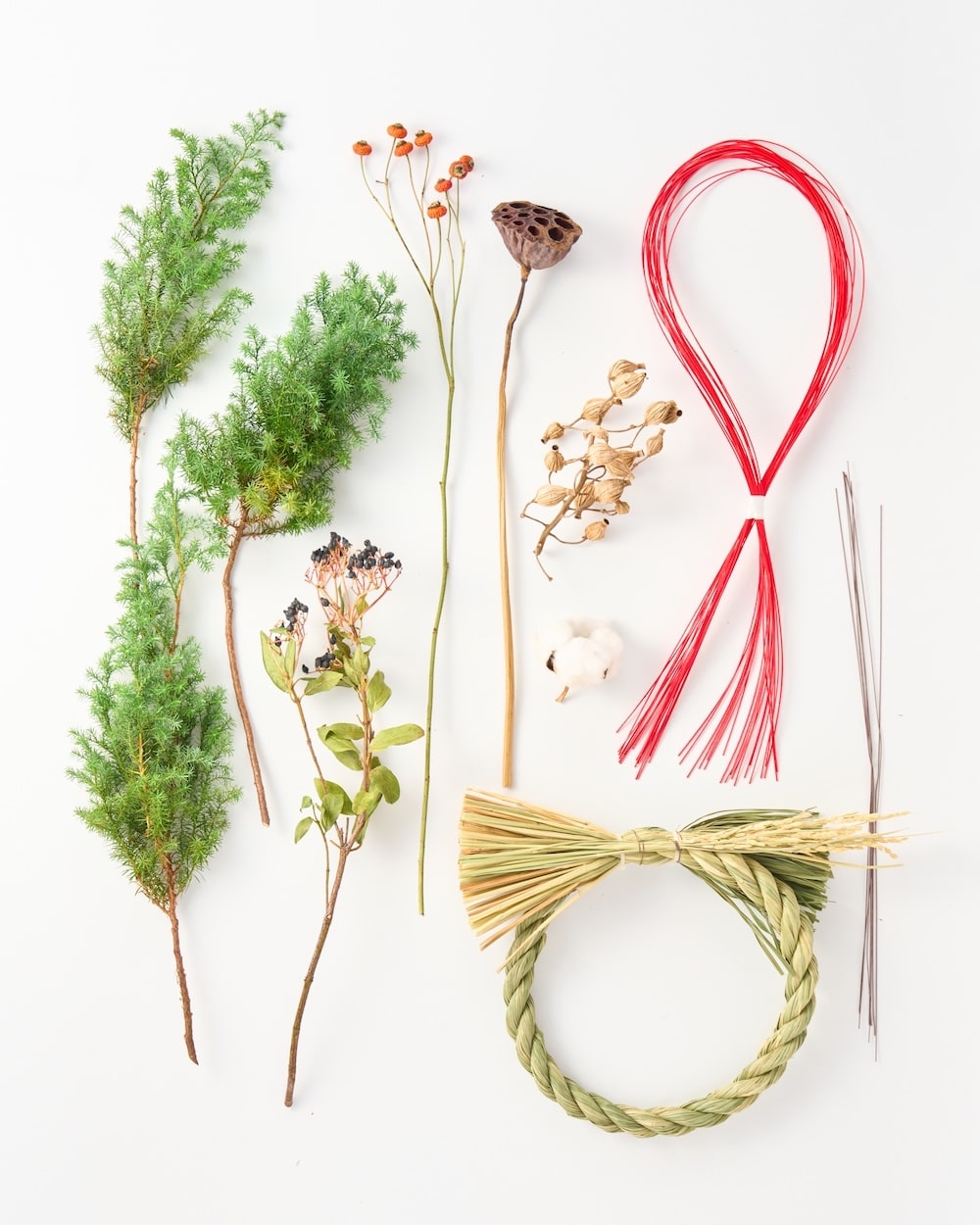 【12月中旬～順次発送】慶びを編む、赤い水引のお正月飾り