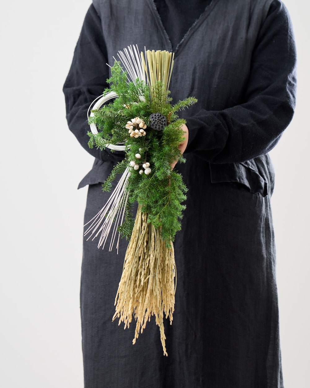 【12月中旬～順次発送】実りを結ぶ、千歳緑のお正月飾り