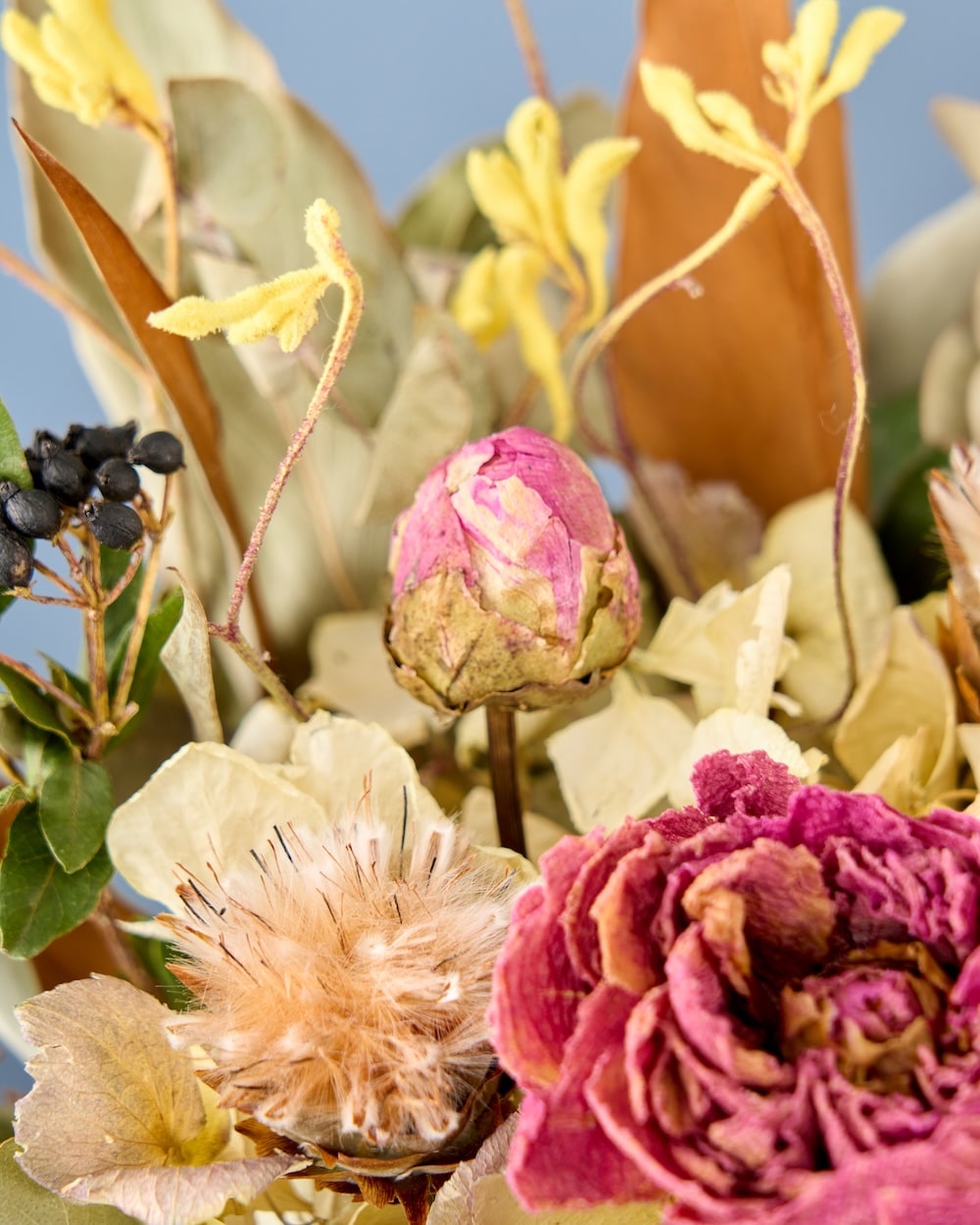 置いて飾れる、フローリストおまかせのドライフラワーアレンジメント