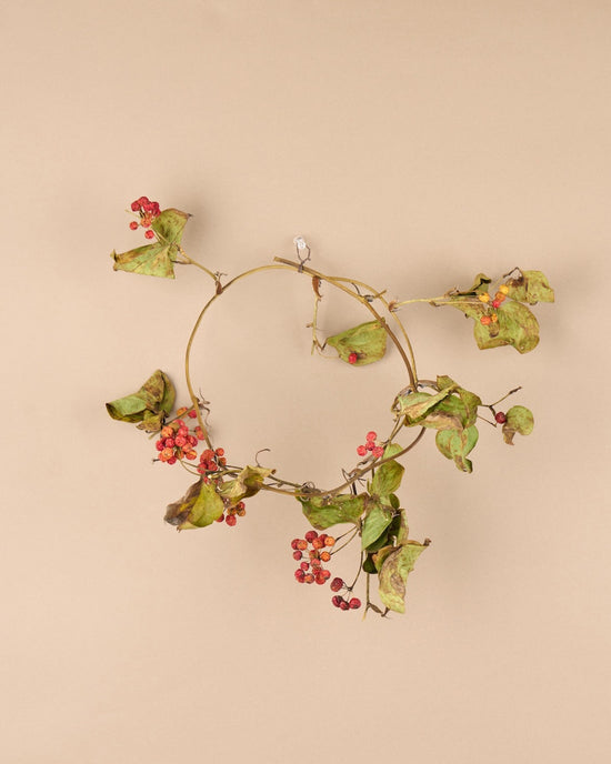 野趣あふれる、サンキライのリース