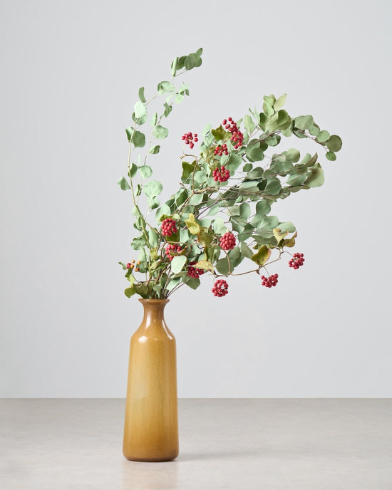 【BIGサイズ】飾るだけでサマになるドライフラワーセット（サンキライ・ユーカリポポラス）