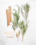 ＜スパイシー・ラテ＞シナモン・ティーツリー・ユーカリのスワッグ