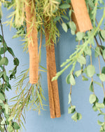 ＜スパイシー・ラテ＞シナモン・ティーツリー・ユーカリのスワッグ