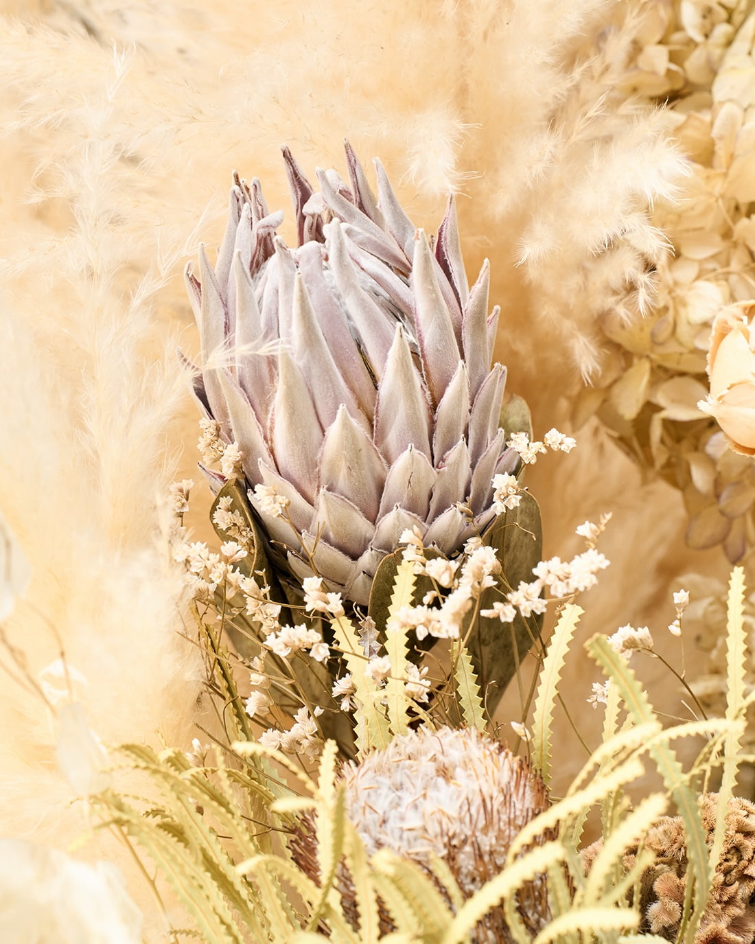 【法人向け 立て札付】企業様のこれからの時間に寄り添う、ドライフラワーの祝花｜フローリストおまかせ　