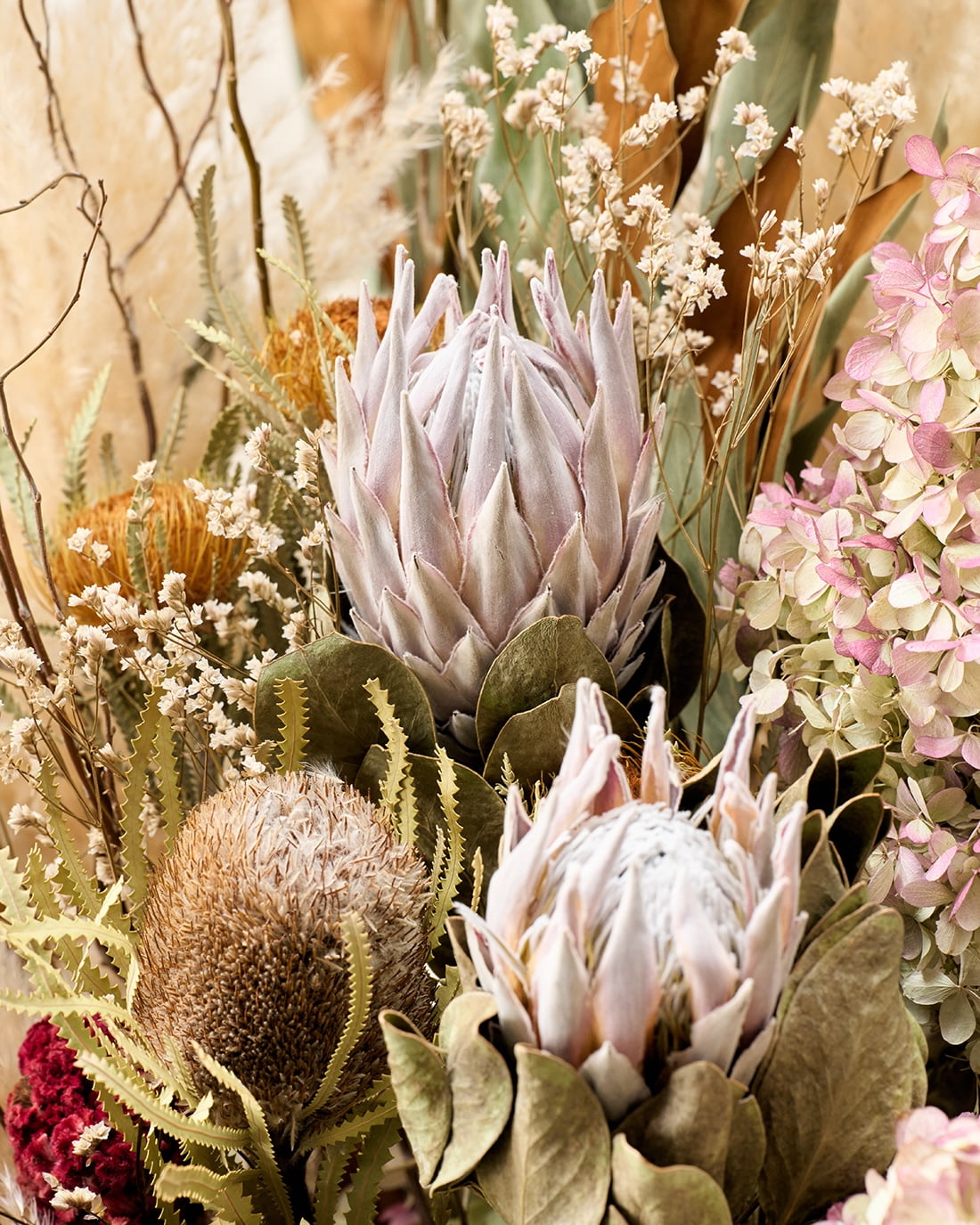 【法人向け 立て札付】企業様のこれからの時間に寄り添う、ドライフラワーの祝花｜フローリストおまかせ　