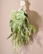 ＜シー・ユー・トゥモロー＞紫陽花とユーカリのスワッグ