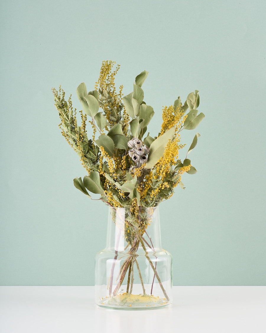 ［フラワーベース］口が広くて活けやすい、リューズガラスの花びん（ロケート）