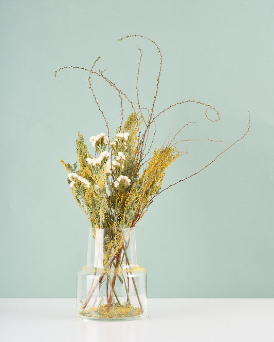 飾るだけでサマになるドライフラワーセット（ミモザ）