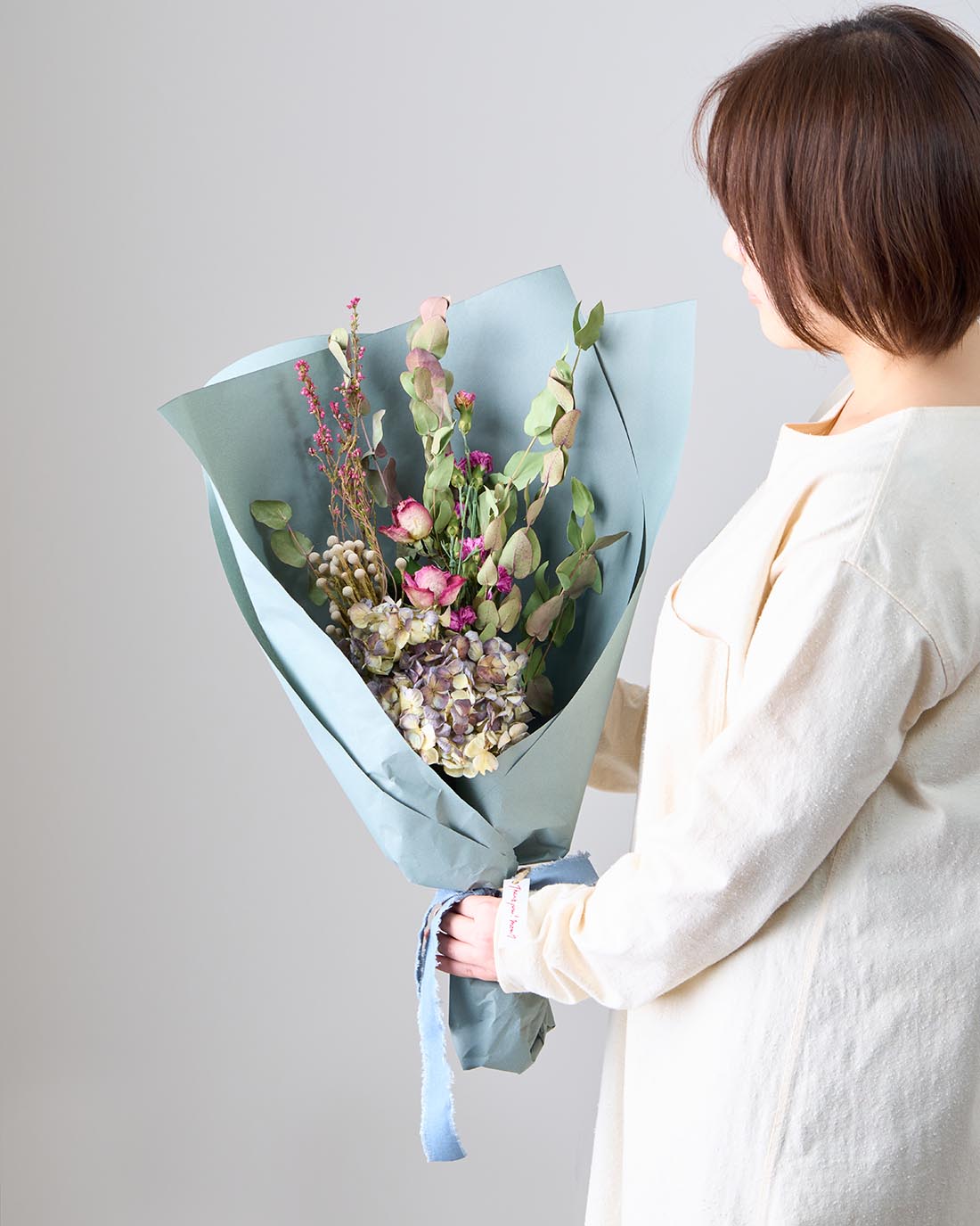 色褪せない思い出を贈る、母の日スワッグと花びんセット＜夢ごこち＞