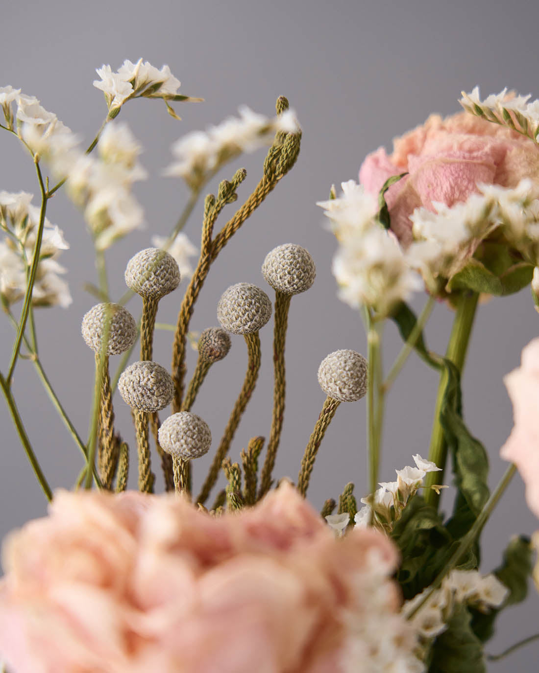 コメントフラワー　一時品(本日のみ) 飾るだけでサマになるドライフラワーセット（芍薬・スターチス