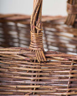 ［インテリア・雑貨］Willow basket オーバル型スリムバスケット