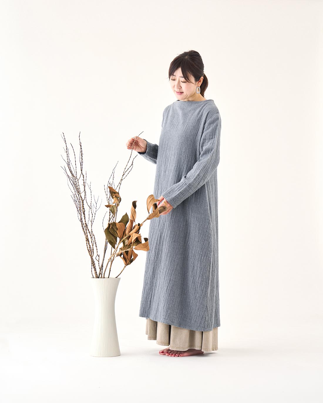 【10/31まで10%OFF】【BIGサイズ】飾るだけでサマになるドライフラワーセット（マグノリア・タイガーウッド）【周年SALE】