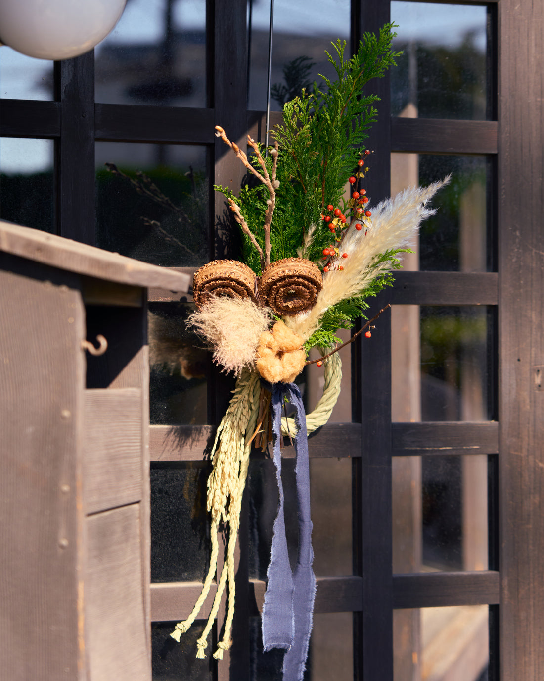 【11/10～順次発送】クリスマスからお正月まで。季節をつなぐ2wayスワッグ