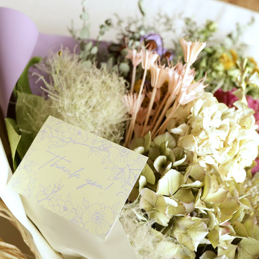 ［メッセージカード］Thankyou／開店祝／無地