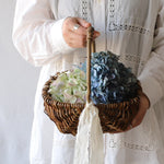 【7月15～順次発送｜予約販売商品】［インテリア・雑貨／アパレル］Black Willow basket オーバルバスケット