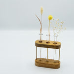 ［フラワーベース］異素材ミックスの一輪挿し