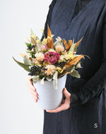 置いて飾れる、フローリストおまかせのドライフラワーアレンジメント