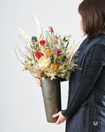 置いて飾れる、フローリストおまかせのドライフラワーアレンジメント