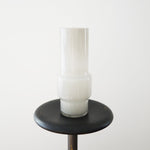 ［フラワーベース］ 大きなミルキーガラスベース