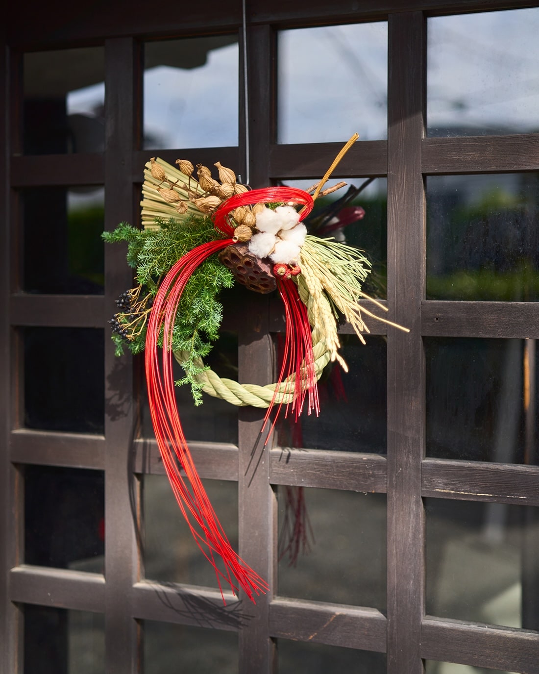 【12月中旬～順次発送】慶びを編む、赤い水引のお正月飾り