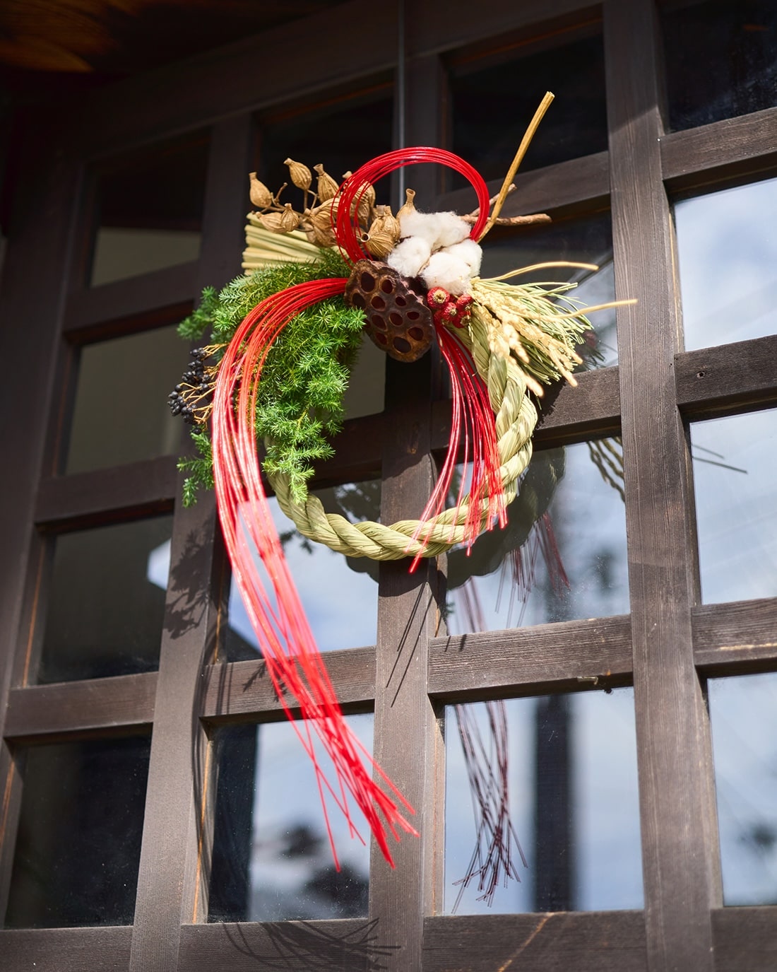 【12月中旬～順次発送】慶びを編む、赤い水引のお正月飾り
