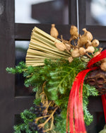 【12月中旬～順次発送】慶びを編む、赤い水引のお正月飾り