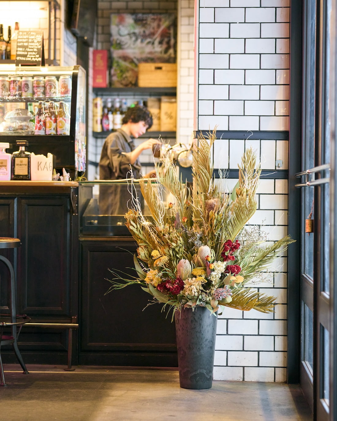 【法人向け 立て札付】企業様のこれからの時間に寄り添う、ドライフラワーの祝花｜フローリストおまかせ　