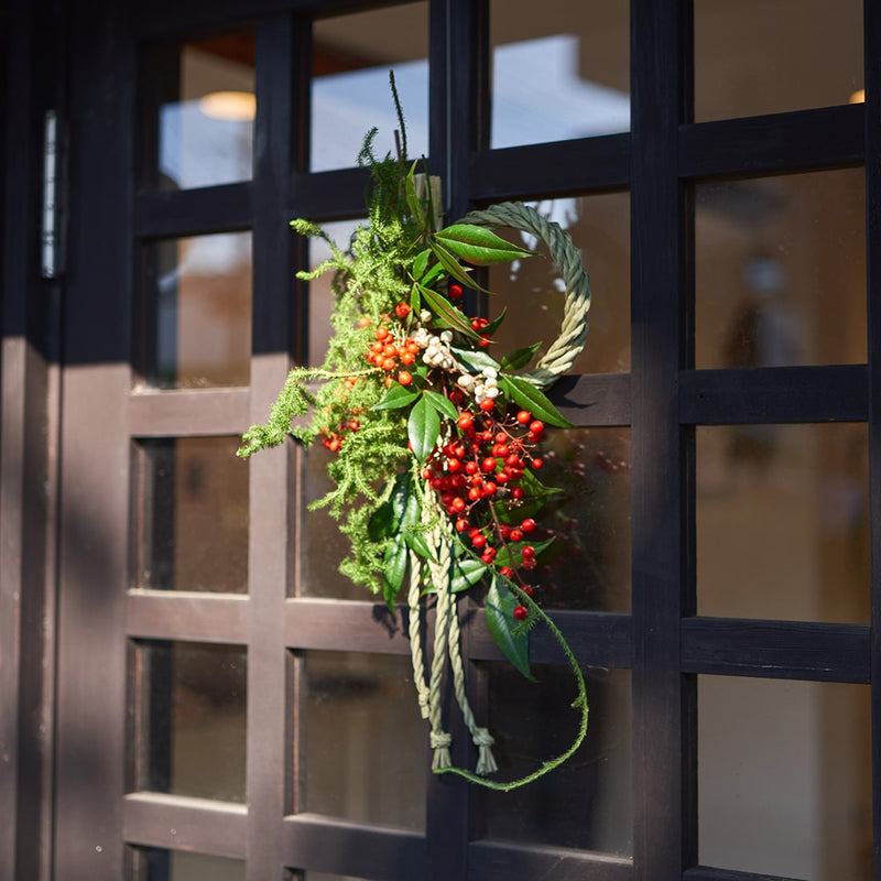 縁起物をたっぷりとあしらったお正月飾り