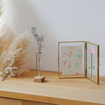 ［フラワーベース］異素材ミックスの一輪挿し