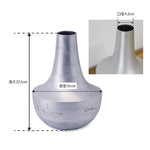 ［フラワーベース］アルミハーフボールフラワーポット