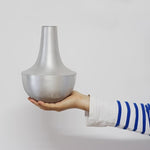 ［フラワーベース］アルミハーフボールフラワーポット