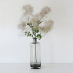 ［フラワーベース］レウナ ガラスベース トール グレー