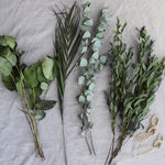 飾るだけでサマになるドライフラワーセット（ユーカリ・アレカヤシ）
