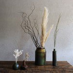 ＜白と柳＞パンパスグラス・雲竜柳・ペッパーベリーのスワッグ