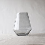 ［フラワーベース］ビッグガラスベース クリスタル グレー