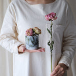 ［雑貨］蝋引き花のアレンジメント・キャンドル＜芍薬＞｜土と風の植物園オリジナル