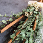 ＜スパイシー・ラテ＞シナモン・ティーツリー・ユーカリのスワッグ