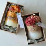 ［雑貨］ドライフラワーのアレンジメント・キャンドル