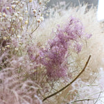 ＜淡雲のグラデーション＞スモークツリーとカスミソウのブーケ